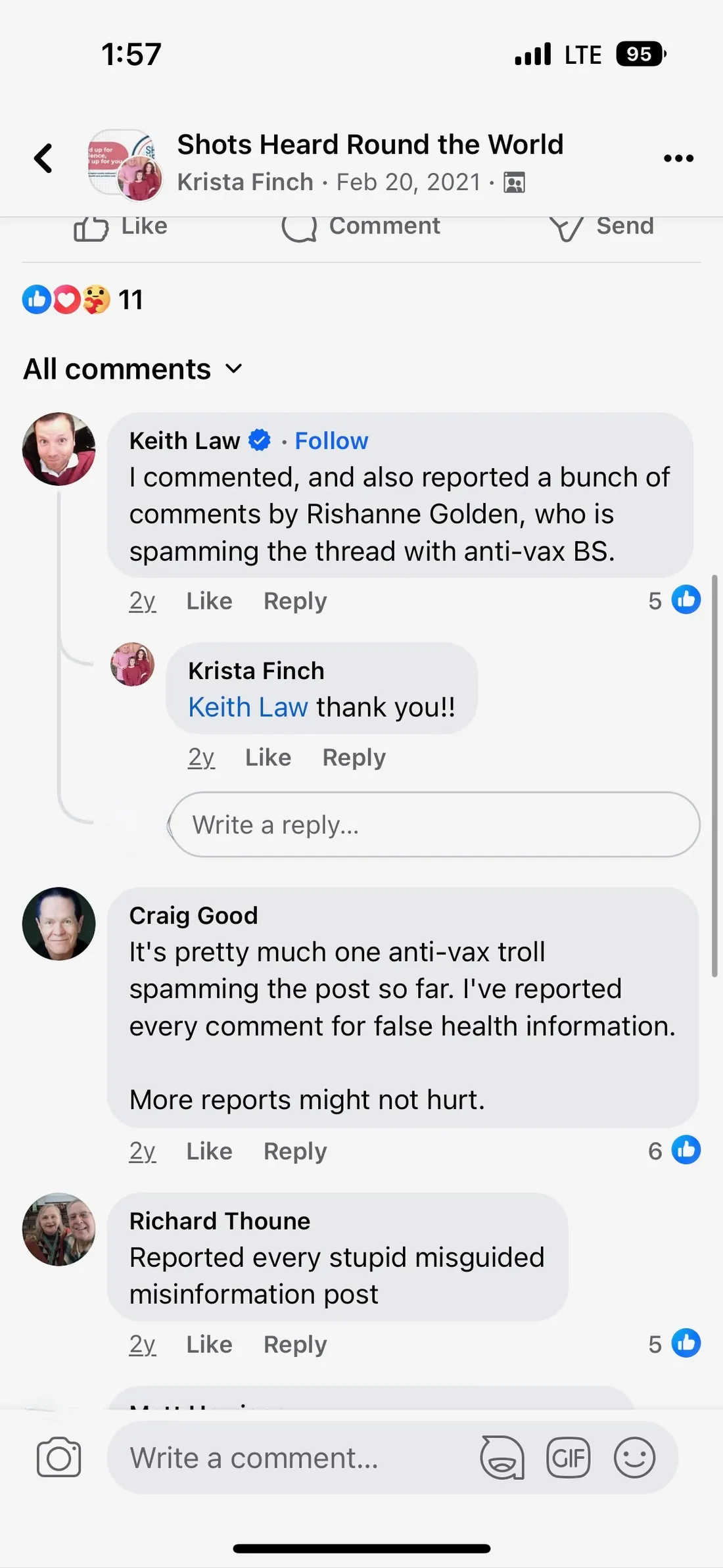 Rishanne Golden Reported