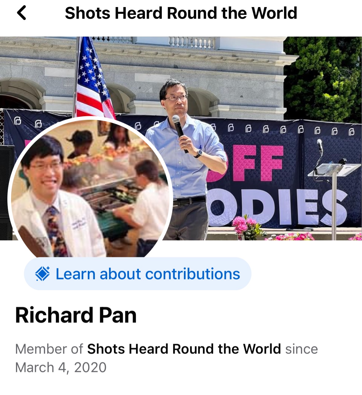 Richard Pan in Shots Heard