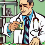 Doctor taking cash bribes