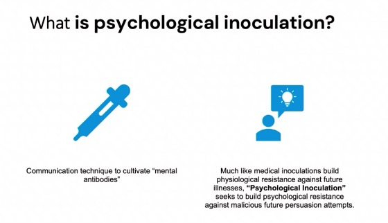 Psychological Innoculation